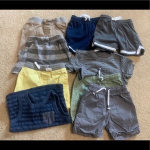 Bundle 18 Months Boys Clothes, 9 items total.